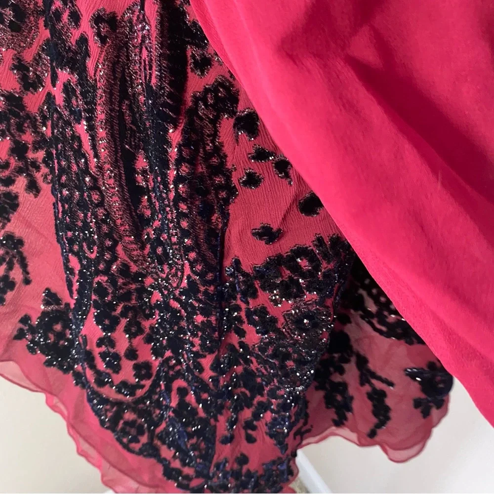 Marion Clayden Silk Chiffon Skirt Set - Picture 10 of 14